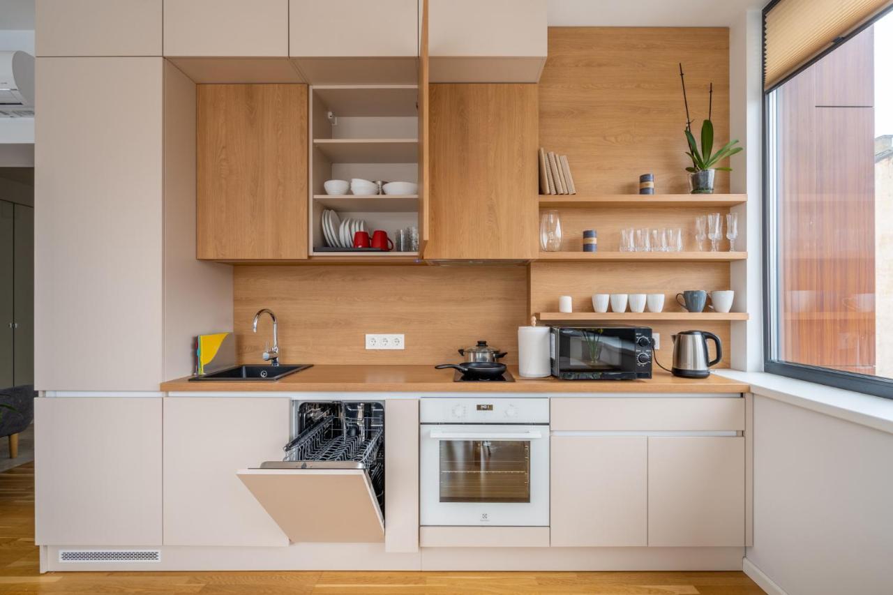 1-Bedroom Penthouse With Underground Parking Riga Exterior foto