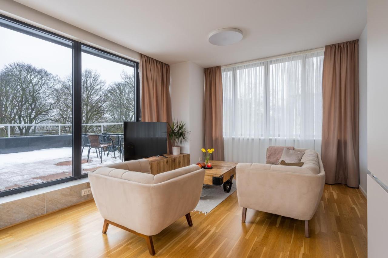 1-Bedroom Penthouse With Underground Parking Riga Exterior foto